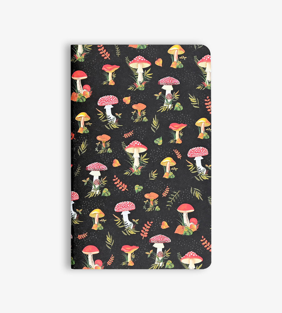 Mushrooms Jotter Notebooks (Set of 3)
