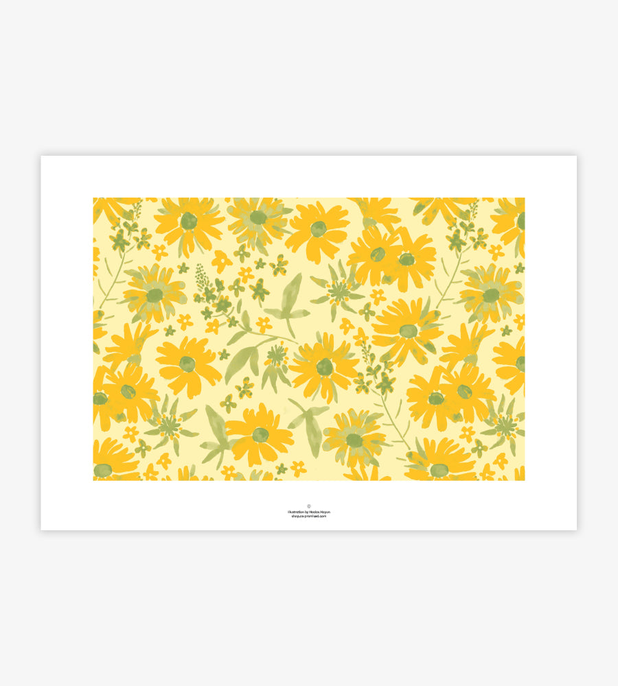 Yellow Flowers - Hadas Hayun
