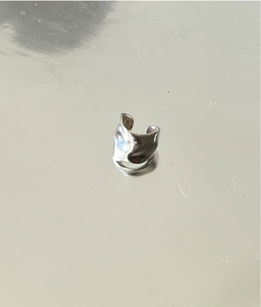 Silver 925 Melted Cuff (M)