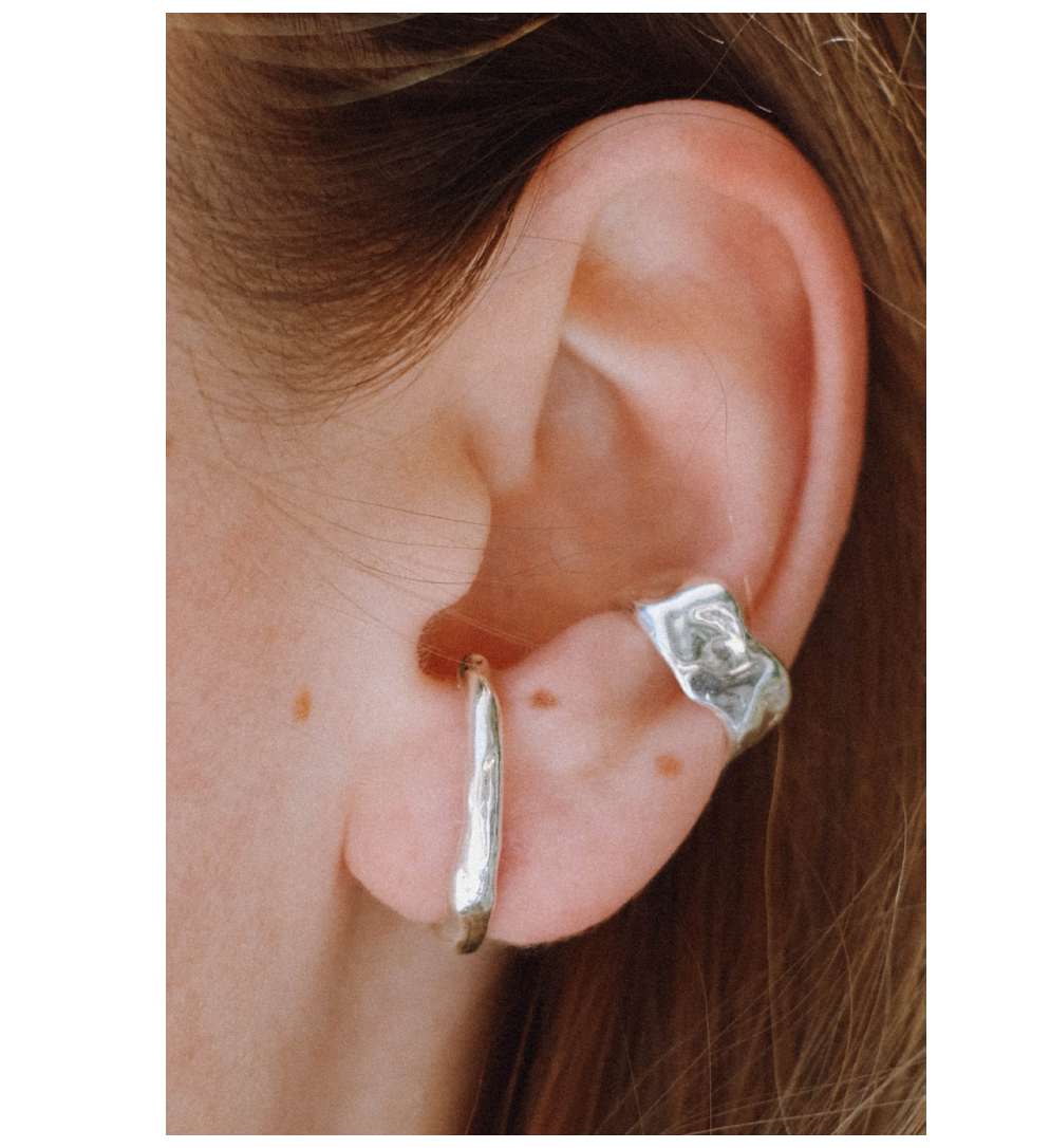 Silver 925 Melted Cuff (s)
