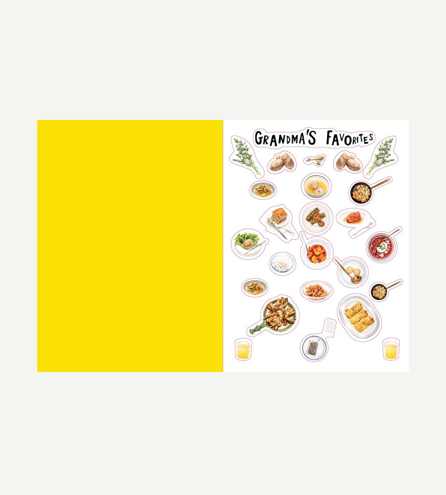 Jewish Foods Sticker Book