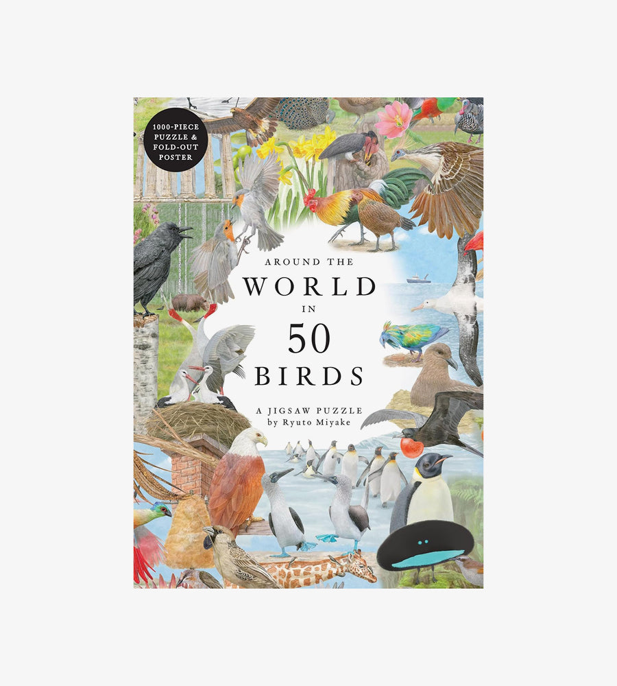 Around The World in 50 Birds 1000 Piece Puzzle