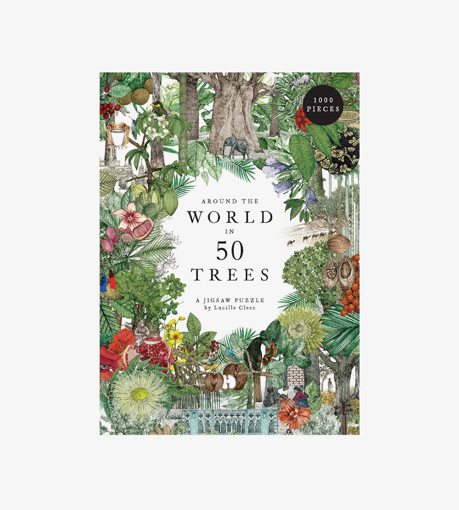 Laurence King Around The World in 50 Trees 1000 Piece Puzzle