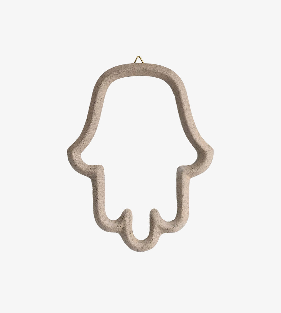 Hamsa - Dotted Grey
